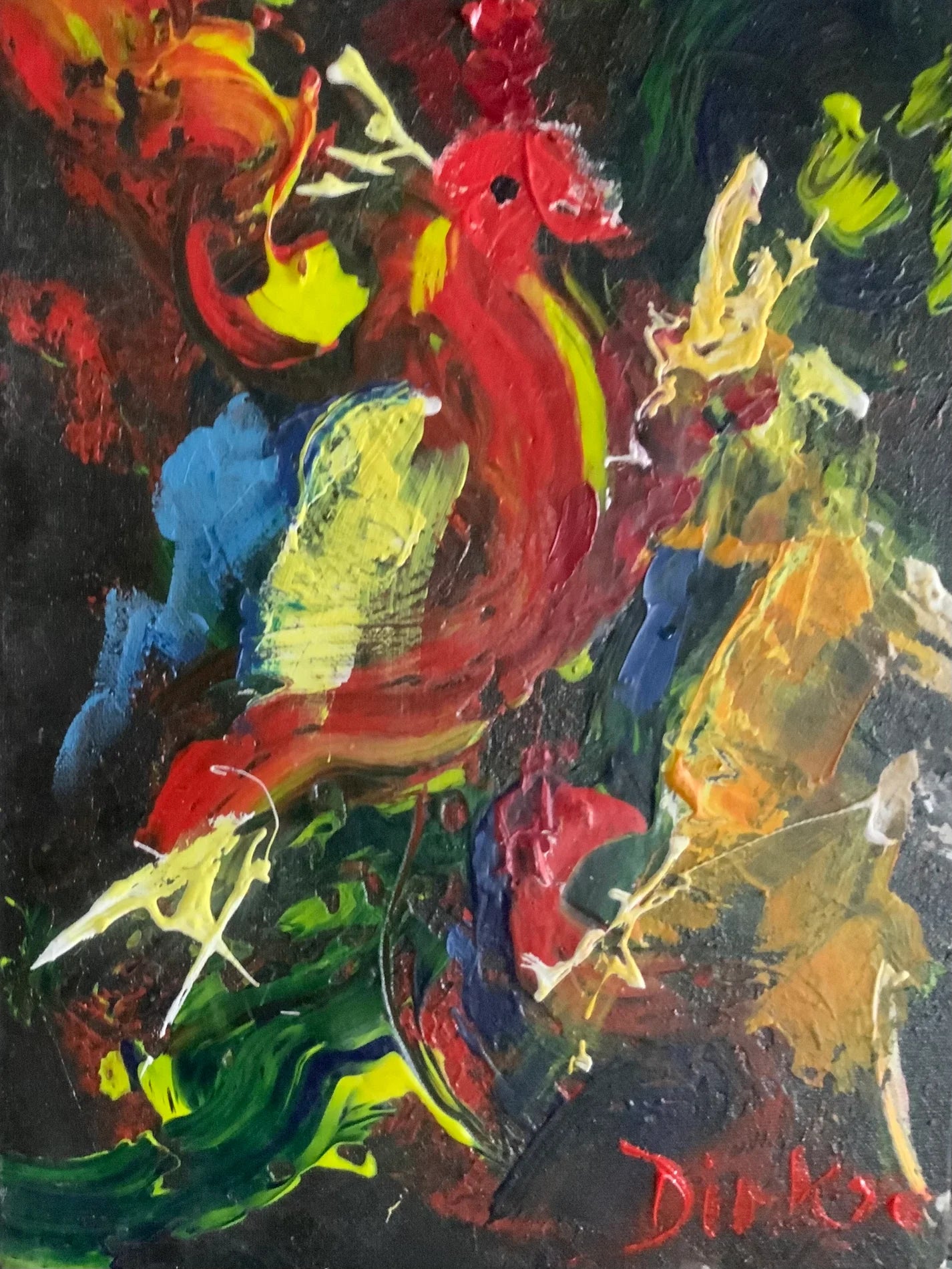 Macho stad 30x40cm in MC zijde 130 g/m2 papier