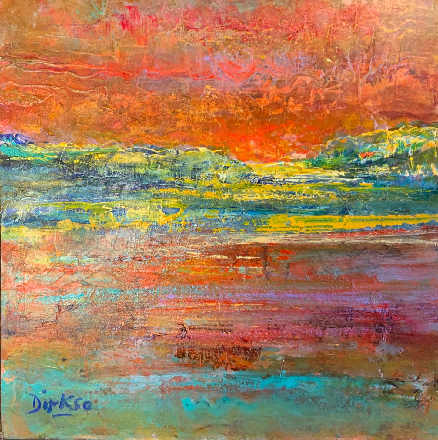 Rivera Symfonie 50x50cm in MC zijde 130 g/m2 papier