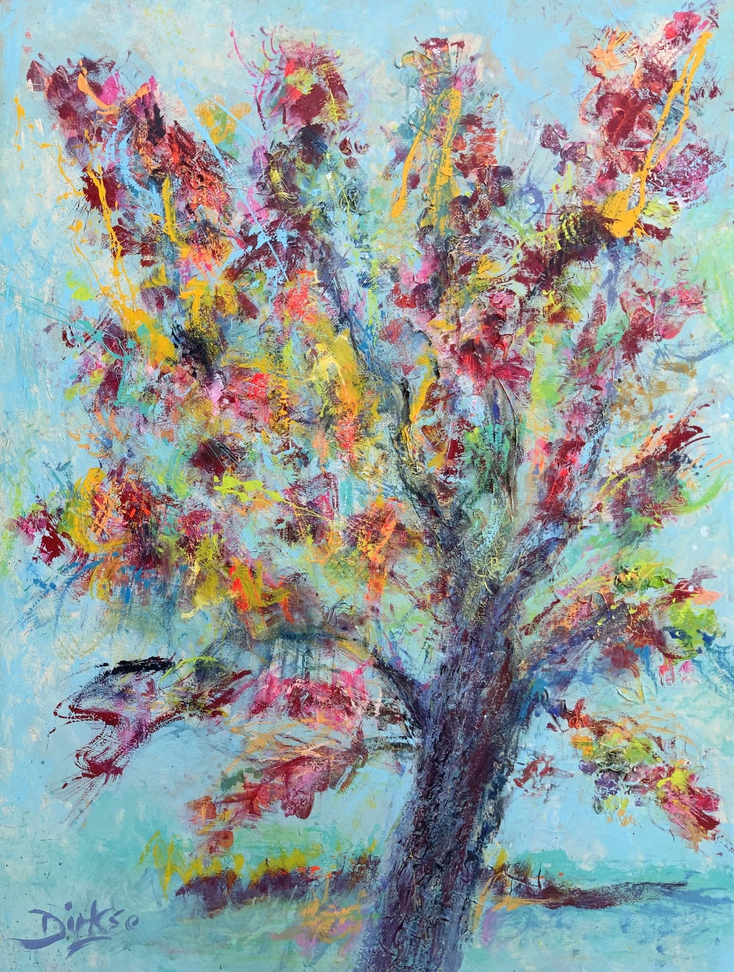 Net bloeiend 90x120cm