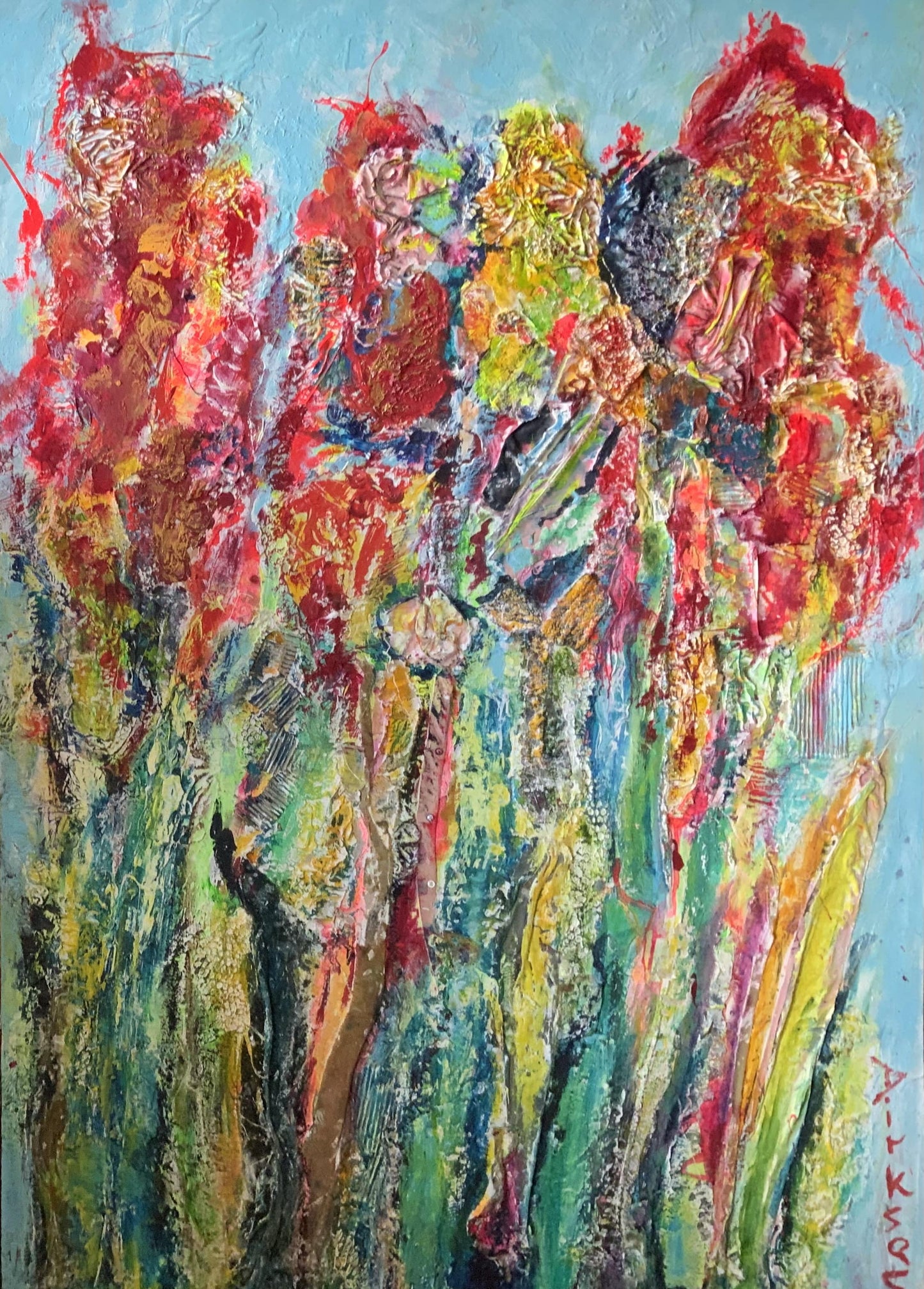 Meer dan alleen bloemen 122x173cm