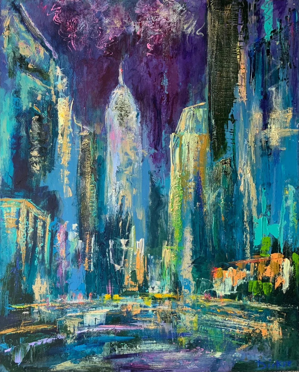 Stormy weather 50x70cm in MC silk 130 g/m2 paper