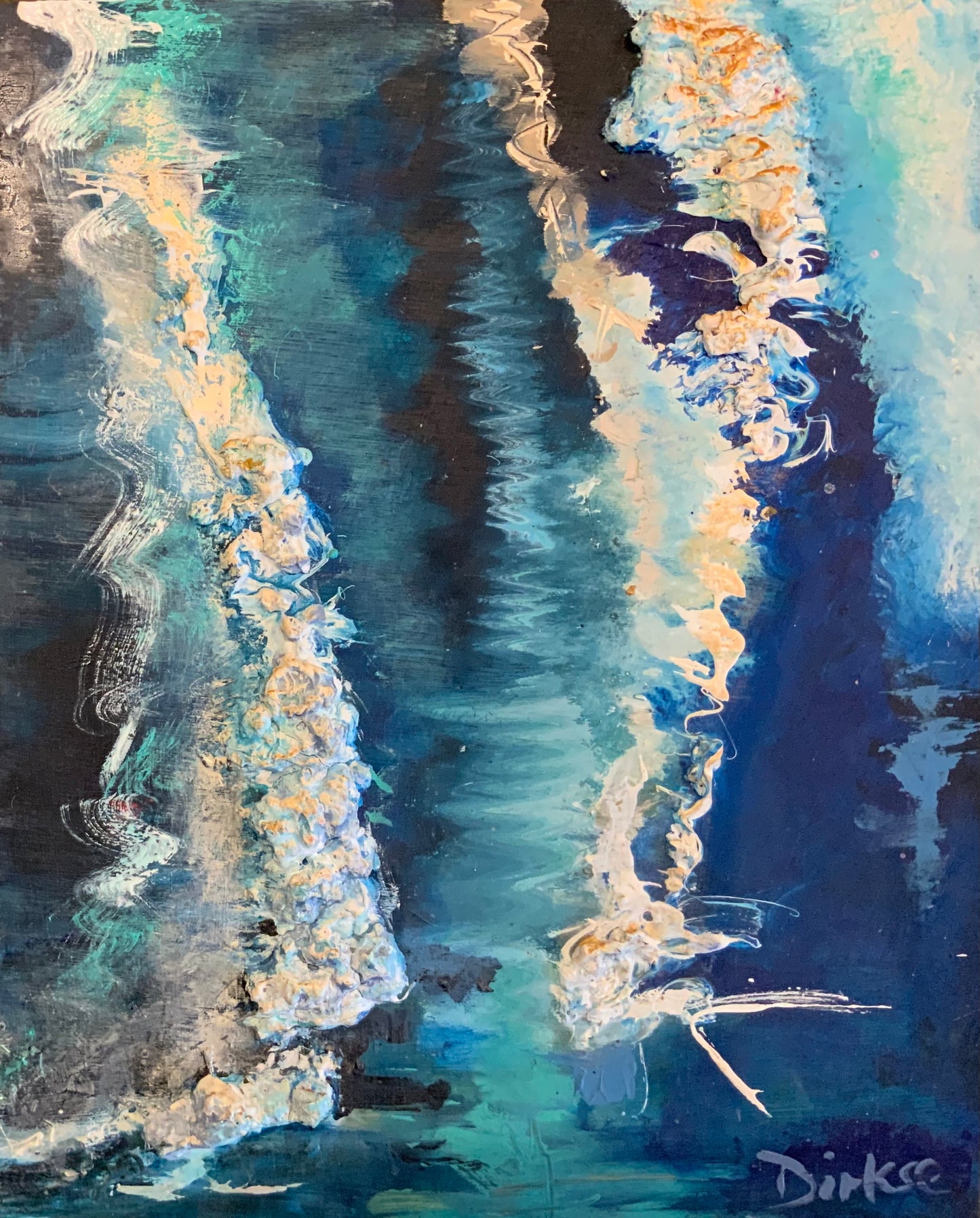 Gouden licht 51,5x65x4,5cm