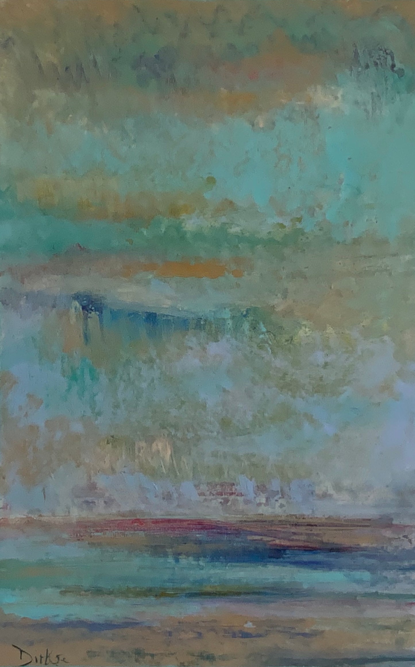 Mistige ochtend 80x120cm