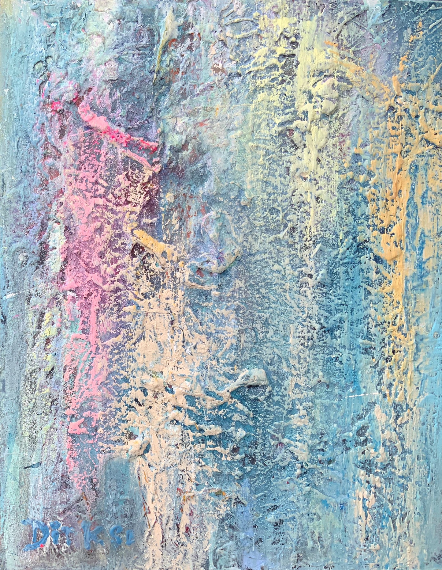 Roze geel en meer 40x50cm