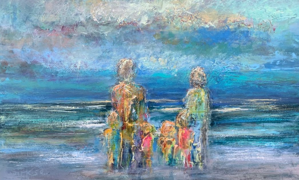 A Family Finding the Sea