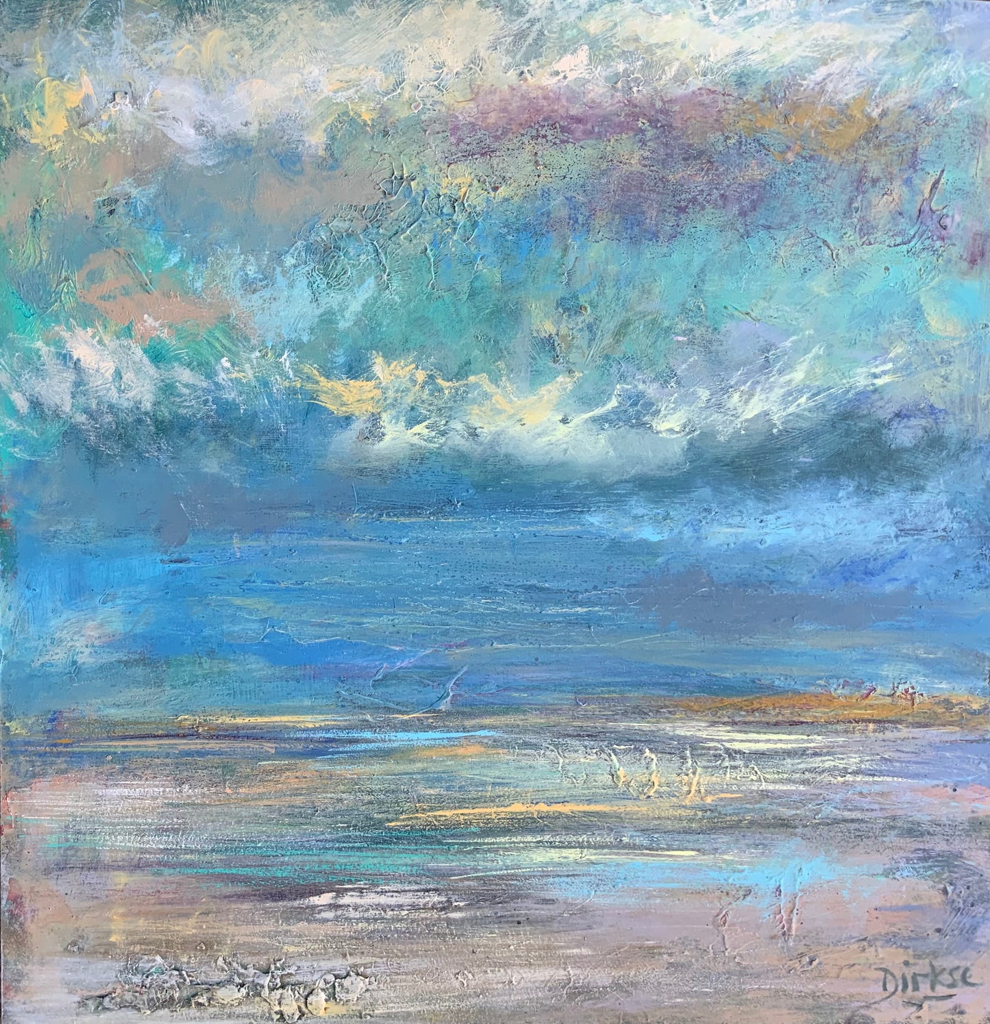 Sky break 50x50cm in MC silk 130 g/m2 paper