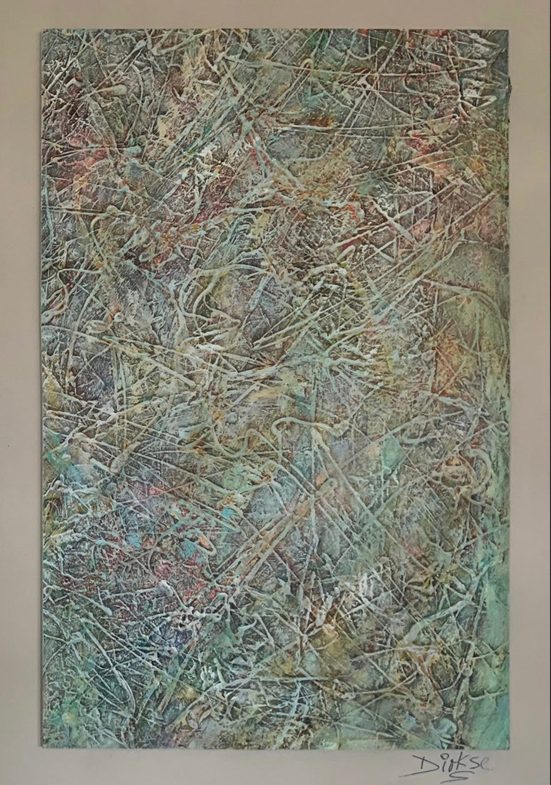 In de spiegel van de ziel 83x121cm