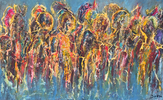 Shaman’s party 120x173cm