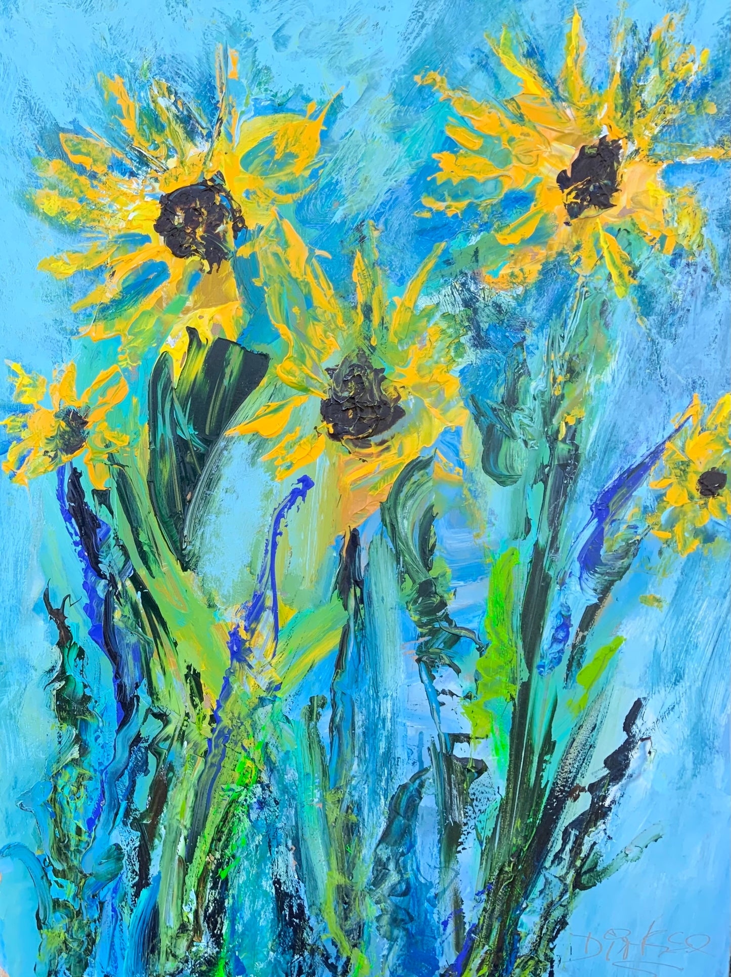 Sun sun sun 75x95cm