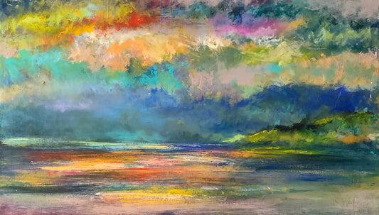 Magic shoreline 71x122cm